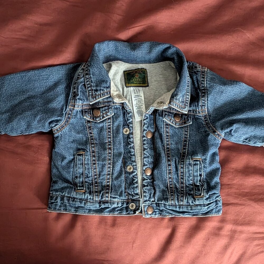 90s Vintage Baby Gap Denim Jackets – Toddler/Baby Classic Jean Jackets (set) - Picture 4 of 8